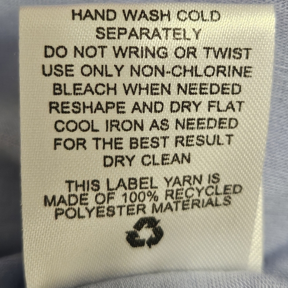 Light Blue Pink Rose Shirt Size S Woman's - Picture 12 of 12